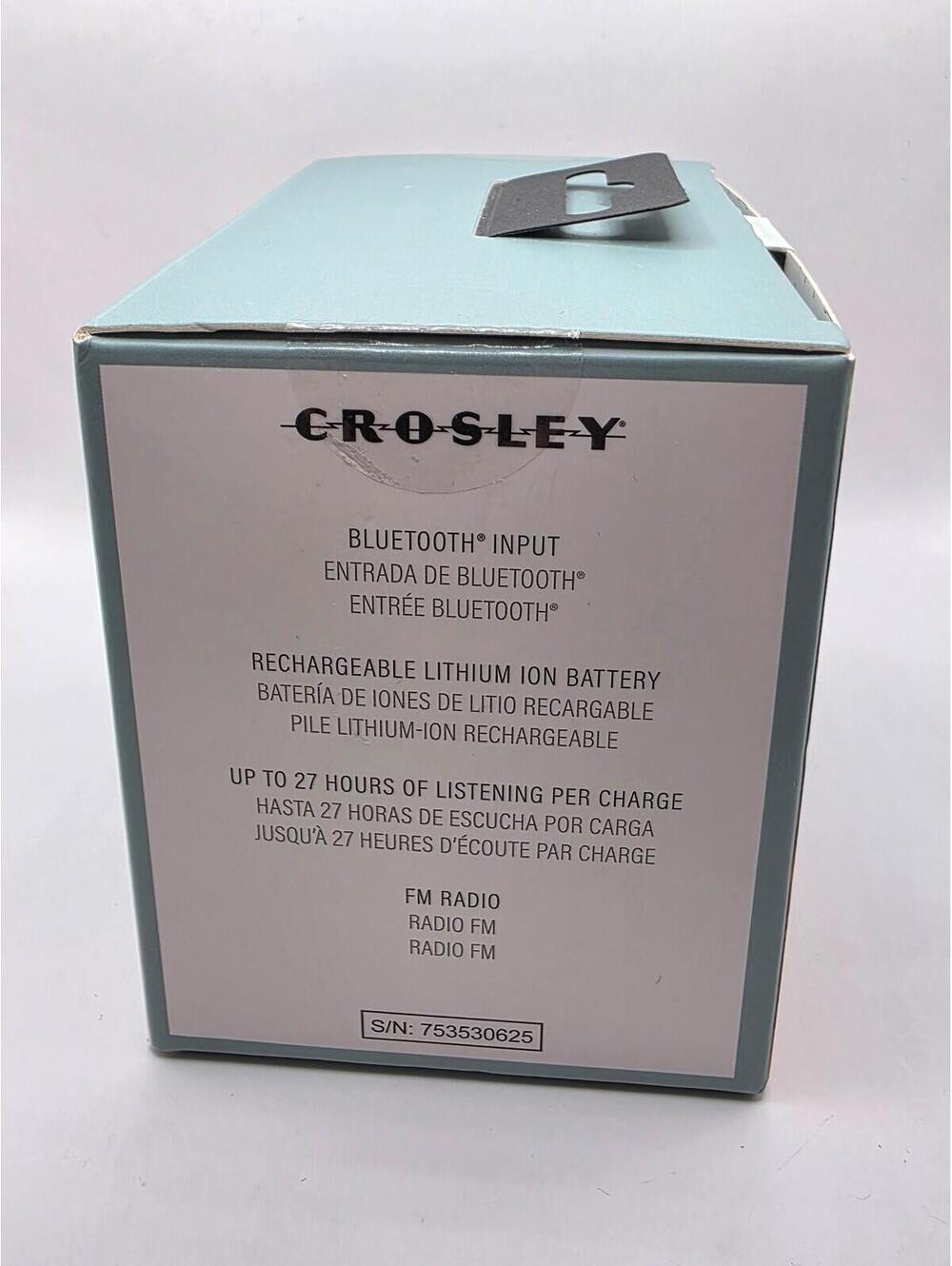 Brand New!!! - Crosley Retro Portable Bluetooth Speaker with AM/FM Radio - Picture 6 of 6